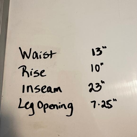 NOEND Denim Women’s Kick Flare Cropped Jeans High Rise Raw Hem Size 24 USA Boho - Picture 14 of 14